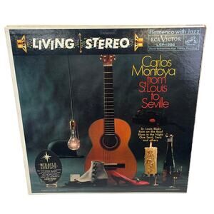 Vintage 1959 Carlos Montoya from St Louis to Seville Music LP Vinyl Record